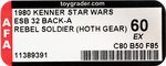 STAR WARS: THE EMPIRE STRIKES BACK- REBEL SOLDIER (HOTH GEAR) 32 BACK-A AFA 60 EX.