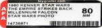 STAR WARS: THE EMPIRE STRIKES BACK - MILLENNIUM FALCON SPACESHIP AFA 80 NM.