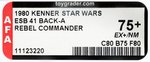 STAR WARS: THE EMPIRE STRIKES BACK - REBEL COMMANDER 41 BACK-A 75+ EX+/NM.