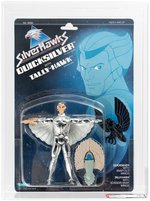 SILVERHAWKS SERIES 1 QUICKSILVER WITH TALLY-HAWK AFA 75 EX+/NM.