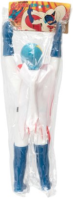 TATSUNOKO GATCHAMAN KEN BLOW MOLD JAPANESE FIGURE IN BAG WITH HEADER CARD.