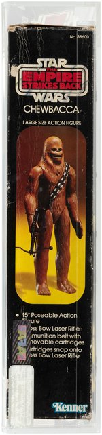 STAR WARS: THE EMPIRE STRIKES BACK - CHEWBACCA 12 INCH AFA 40 Q-GOOD.