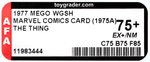 MEGO WGSH THE THING ON 1975A CARD AFA 75+ EX+/NM.