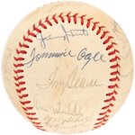 1971 NEW YORK METS TEAM-SIGNED BASEBALL.