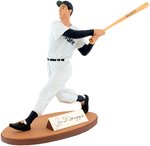 JOE DiMAGGIO (HOF) SIGNED GARTLAN FIGURINE.