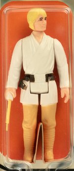 STAR WARS - LUKE SKYWALKER 12 BACK-C AFA 80 Y-NM (DOUBLE-TELESCOPING) - BENEFIT AUCTION.