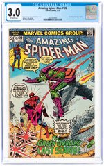 AMAZING SPIDER-MAN #122 JULY 1973 CGC 3.0 GOOD/VG (DEATH OF GREEN GOBLIN).