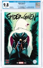 SPIDER-GWEN #1 APRIL 2015 CGC 9.8 NM/MINT (PORTACIO VARIANT COVER/RECALLED EDITION).