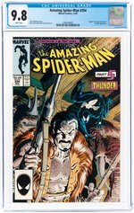 AMAZING SPIDER-MAN #294 NOVEMBER 1987 CGC 9.8 NM/MINT (DEATH OF KRAVEN THE HUNTER).