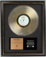 CHARLES LIPPINCOTT'S PERSONAL STAR WARS ALBUM RIAA GOLD RECORD AWARD DISPLAY.