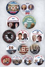 2016 MAJOR AND THIRD PARTIES PRESIDENTIAL JUGATES IN COLOR AND LARGER SIZES.