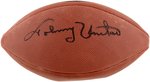 JOHNNY UNITAS (HOF) SIGNED FOOTBALL.