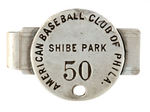 "SHIBE PARK" TAG FROM A BASEBALL LOCKER TRANSFORMED INTO A MONEY CLIP.