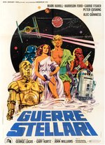 STAR WARS/GUERRE STELLARI ITALIAN 2 FOGLI MOVIE POSTER.