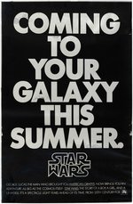 STAR WARS ONE SHEET FOIL ADVANCE MOVIE POSTER (FIRST VERSION).