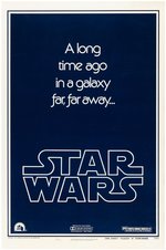 STAR WARS STYLE B ONE-SHEET ADVANCE MOVIE POSTER.