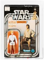 STAR WARS - LUKE SKYWALKER 12 BACK-B AFA 75 EX+/NM (TAIWAN/GLOSSY PANTS).