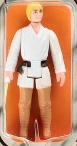 STAR WARS - LUKE SKYWALKER 12 BACK-B AFA 75 EX+/NM (TAIWAN/GLOSSY PANTS).