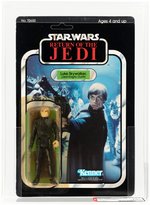 STAR WARS: RETURN OF THE JEDI - LUKE SKYWALKER (JEDI KNIGHT OUTFIT) 77 BACK-A AFA 75+ Y-EX+/NM.