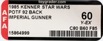 STAR WARS: THE POWER OF THE FORCE - IMPERIAL GUNNER 92 BACK AFA 60 Y-EX.