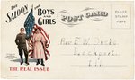 PROHIBTION POSTCARD MAILED TO A REVERAND ANNOUNCING "CHICAGO'S GREAT PARADE FOR CIVIC DECENCY" IN 1909.