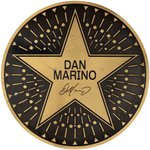 DAN MARINO (HOF) SHOE STORE FLOOR PLAQUE.