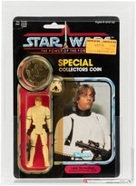 STAR WARS: THE POWER OF THE FORCE - LUKE SKYWALKER (IMPERIAL STORMTROOPER) 92 BACK AFA 80 Y-NM.