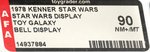 STAR WARS - TOY GALAXY 1978 BELL HANGER ADVERTISING STORE DISPLAY SIGN AFA 90 NM+/MINT.