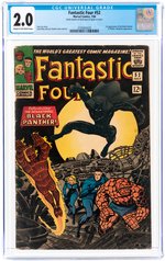 FANTASTIC FOUR #52 JULY 1966 CGC 2.0 GOOD (FIRST BLACK PANTHER).