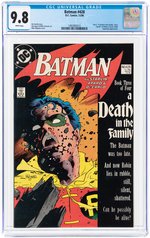 BATMAN #428 DECEMBER 1988 CGC 9.8 NM/MINT (DEATH OF JASON TODD).