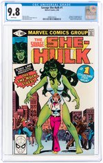 SAVAGE SHE-HULK #1 FEBRUARY 1980 CGC 9.8 NM/MINT (FIRST SHE-HULK).