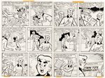 LIFE WITH ARCHIE #197 COMPLETE COMIC BOOK STORY ORIGINAL ART BY STAN GOLDBERG.