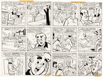 LIFE WITH ARCHIE #197 COMPLETE COMIC BOOK STORY ORIGINAL ART BY STAN GOLDBERG.