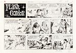 FLASH GORDON 1970 SUNDAY PAGE ORIGINAL ART BY DAN BARRY.