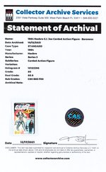 G.I. JOE: A REAL AMERICAN HERO - BARONESS SERIES 3/32 BACK CAS 80.