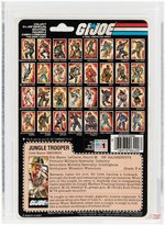 G.I. JOE: A REAL AMERICAN HERO - RECONDO SERIES 3/32 BACK PROOF CARD AFA 98 NM+.