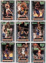 1992-93 STADIUM CLUB MEMBERS ONLY FACTORY CARD SET WITH PSA GRADED JORDAN & SHAQ BEAM TEAM CARDS.