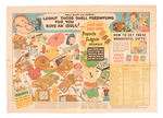 POPEYE/POPSICLE "RADIO GIFT CHRONICLE" PREMIUM PAPER.