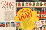 CHARLIE CHAN STOKELY'S ADVERTISING KIT.