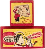 OFFICIAL BUCK ROGERS SUPER-SCOPE AND SPACE GLASSES IN BOXES PAIR.