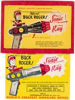 OFFICIAL BUCK ROGERS SONIC RAY GUN VARIETY PAIR IN BOXES.