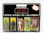 STAR WARS: RETURN OF THE JEDI - ITALIAN TRI-LOGO 4-PACK (TEEBO, EMPEROR, CLOUD CAR PILOT, LUMAT) CAS 70+.