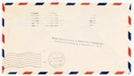 AIRMAIL 1938 20TH ANNIVERSAY ENVELOPE ADDRESSED TO AND FROM THE COLLECTION OF PRESIDENT FRANKLIN D. ROOSEVELT.