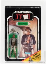 STAR WARS: RETURN OF THE JEDI - LANDO CALRISSIAN (SKIFF GUARD DISGUISE) 65 BACK-C AFA 85 NM+ (CLEAR BLISTER).