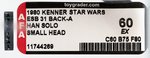 STAR WARS: THE EMPIRE STRIKES BACK - HAN SOLO 31 BACK-A AFA 60 EX (SMALL HEAD).