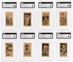 1927 YORK CARAMEL TYPE 1 (E210) NEAR SET WITH 29 HALL OF FAME MEMBER CARDS ALL CSG GRADED.