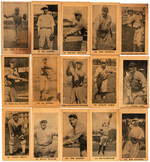 1927 YORK CARAMEL TYPE 1 (E210) NEAR SET WITH 29 HALL OF FAME MEMBER CARDS ALL CSG GRADED.