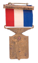 POST WWII 1946 "VICTORY" AWARD BADGE.