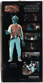 SIDESHOW SCUM AND VILLAINY GREEDO (BOUNTY HUNTER) 1/6 SCALE FIGURE IN BOX.