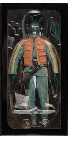 SIDESHOW SCUM AND VILLAINY GREEDO (BOUNTY HUNTER) 1/6 SCALE FIGURE IN BOX.